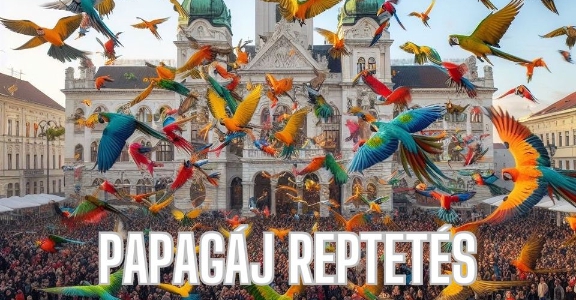 Papagáj reptetés Győrben!
