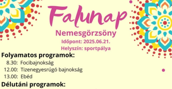 Falunap Nemesgörzsönyben!