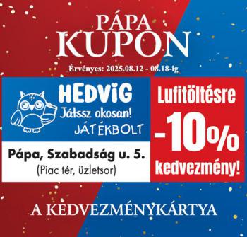 Kuponok augusztus 12-től augusztus 18-ig!