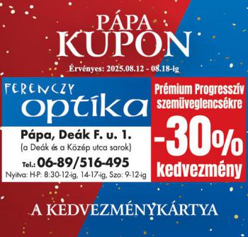 Kuponok augusztus 12-től augusztus 18-ig!