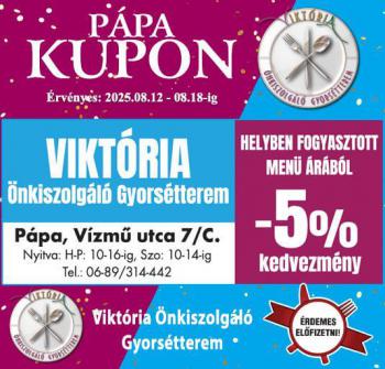 Kuponok augusztus 12-től augusztus 18-ig!