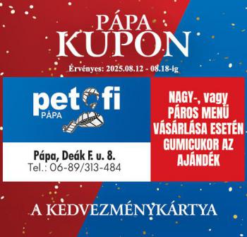 Kuponok augusztus 12-től augusztus 18-ig!