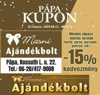 Kuponok augusztus 12-től augusztus 18-ig!