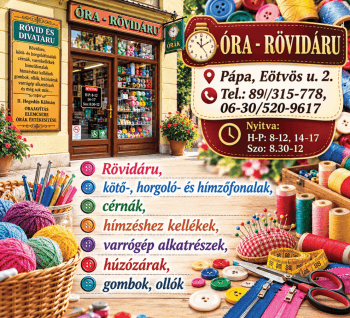 Őszi VÁSÁR Pápa Belvárosában