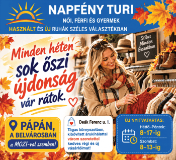 Őszi VÁSÁR Pápa Belvárosában
