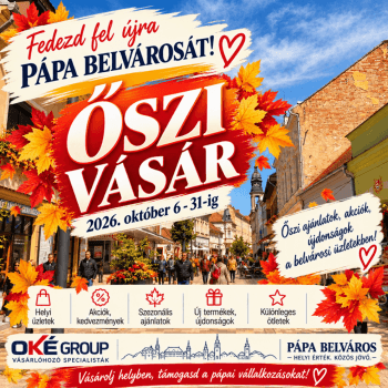 Őszi VÁSÁR Pápa Belvárosában
