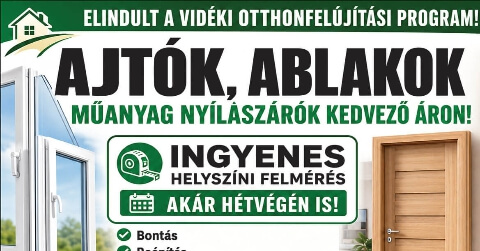 Műanyag nyílászárók KEDVEZŐ ÁRON! 