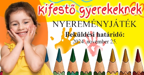 Színezz és Nyerj! Kifestő gyerekeknek