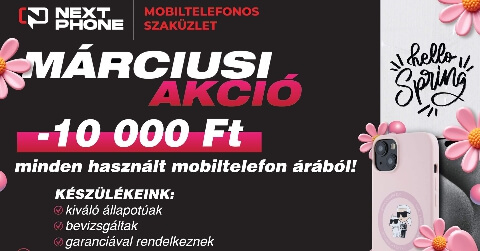 NEXT PHONE mobiltelefonos szaküzlet!