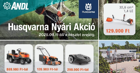 Husquarna Nyári Akció