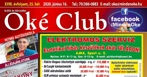 Oké Club Ajka 25. hét