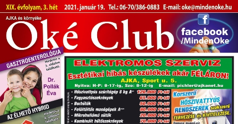 Oké Club Ajka 2021/3. hét