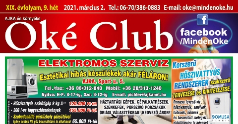 Oké Club Ajka 2021/9. hét