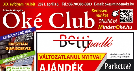 Oké Club Ajka 2021/14. hét