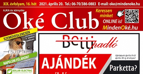 Oké Club Ajka 2021/16. hét
