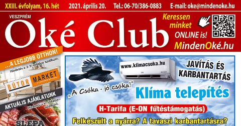 Oké Club Veszprém 2021/16. hét