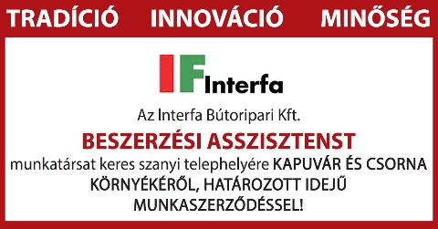 Interfa Kft. beszerzési asszisztenst keres!
