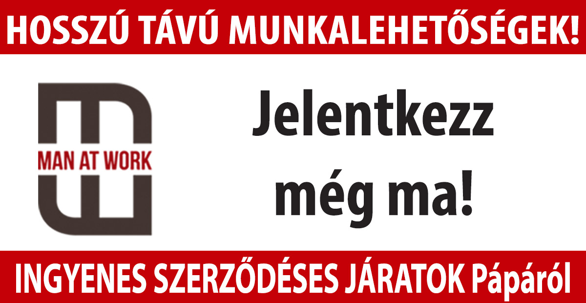 2 műszakos munkarendbe munkatársakat keresünk