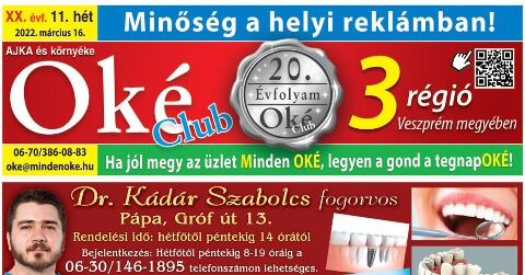 Oké Club Ajka 2022/11. hét
