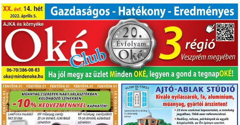 Oké Club Ajka 2022/14. hét