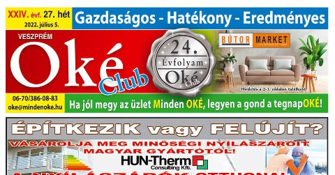 Oké Club Veszprém 2022/27. hét