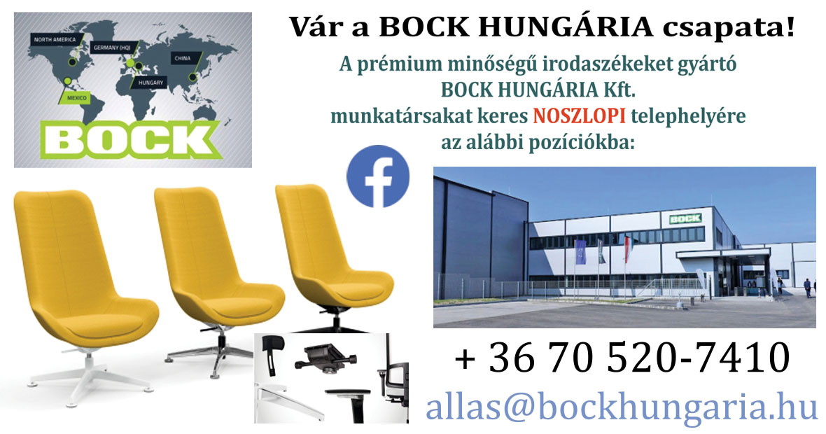 Bock Hungária Kft. várja jelentkezőket!