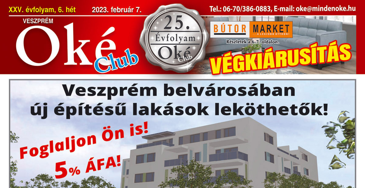 Oké Club Veszprém 2023/6. hét