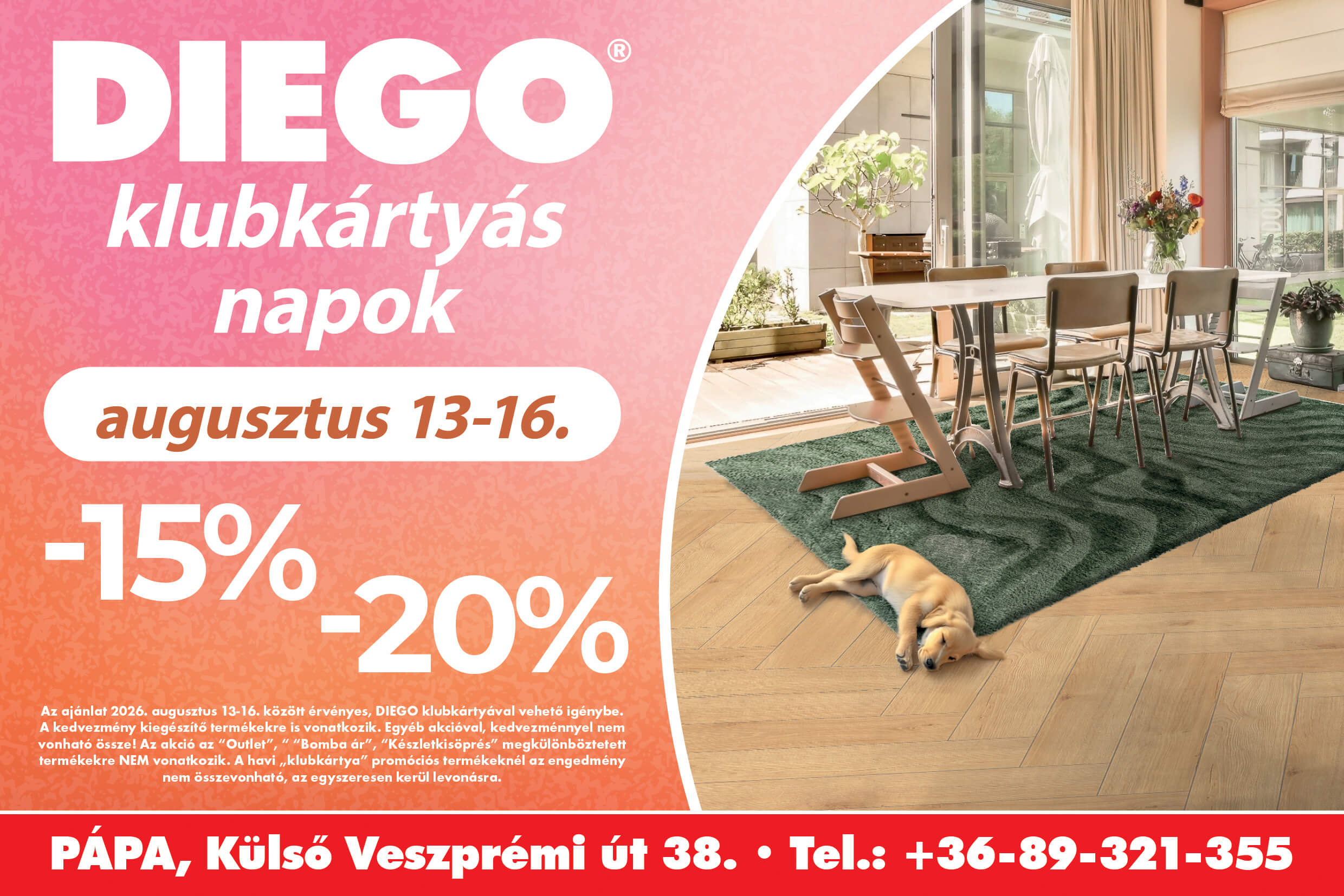 Klubkártyás napok a DIEGO-ban!