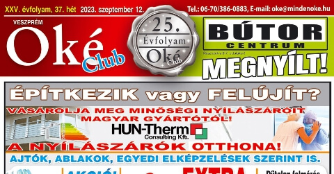 Oké Club Veszprém 2023/37. hét