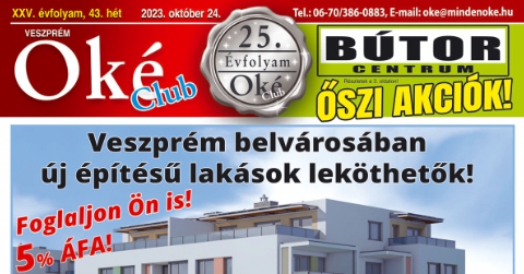 Oké Club Veszprém 2023/43. hét