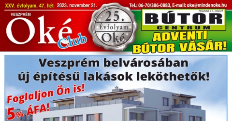 Oké Club Veszprém 2023/47. hét