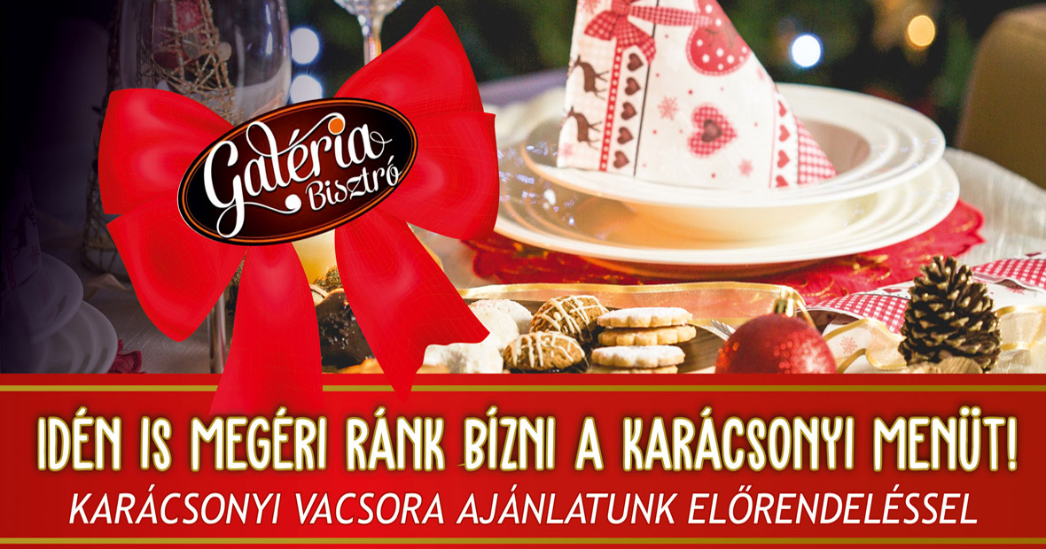 Bízza ránk a karácsonyi menüt!