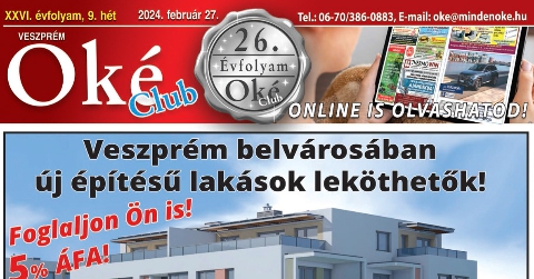 Oké Club Veszprém 2024/9. hét