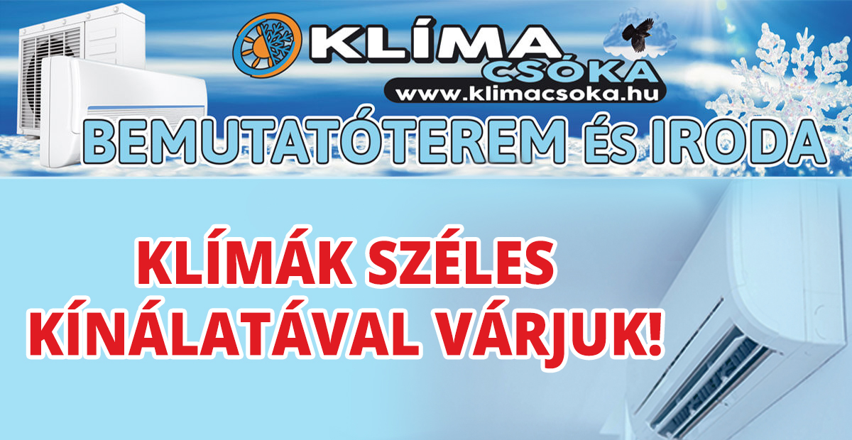 Klíma Csóka | Klíma telepítés, javítás és karbantartás.