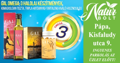 GAL OMEGA-3 halolaj készítmények kaphatók!