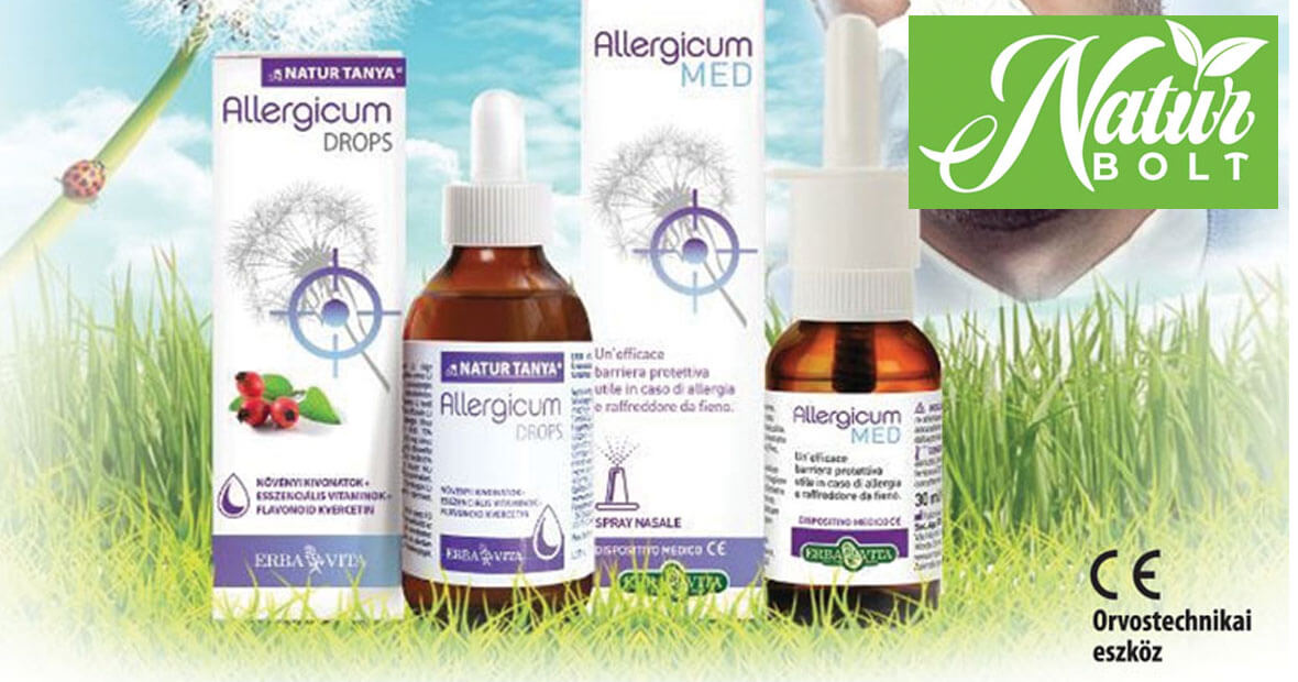 Allergicum csepp és orrspray kapható!