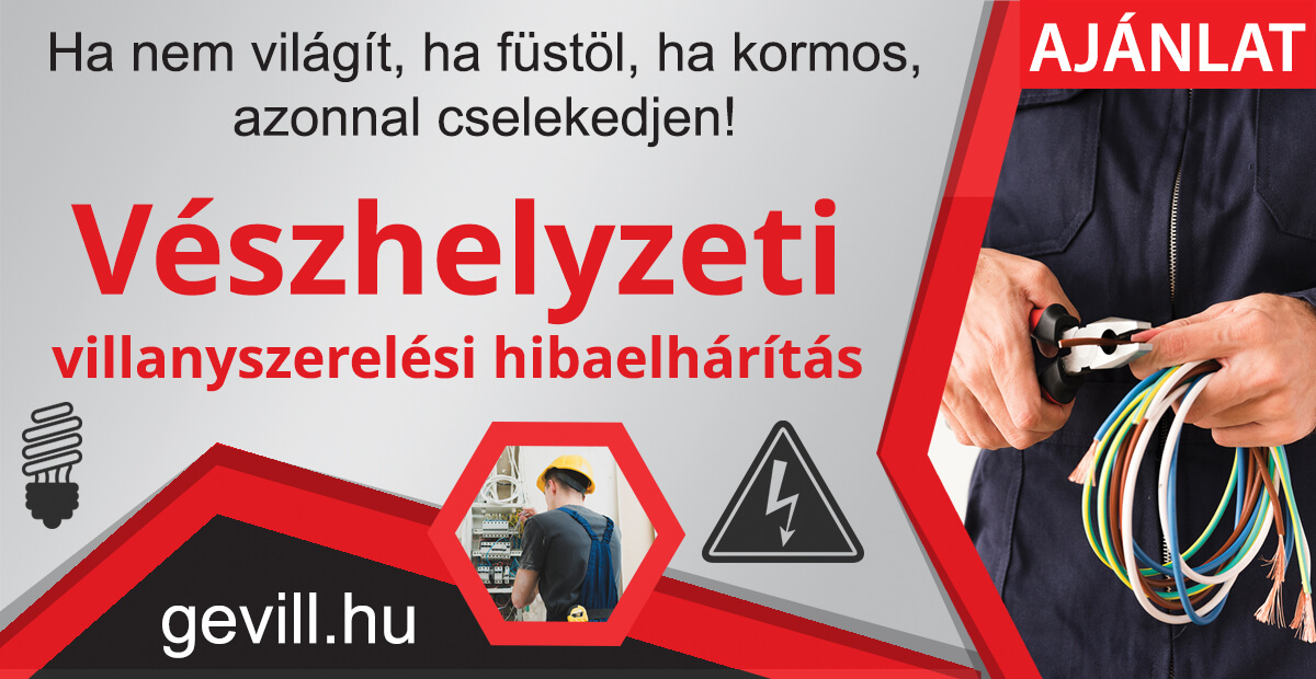 Vészhelyzeti villanyszerelés