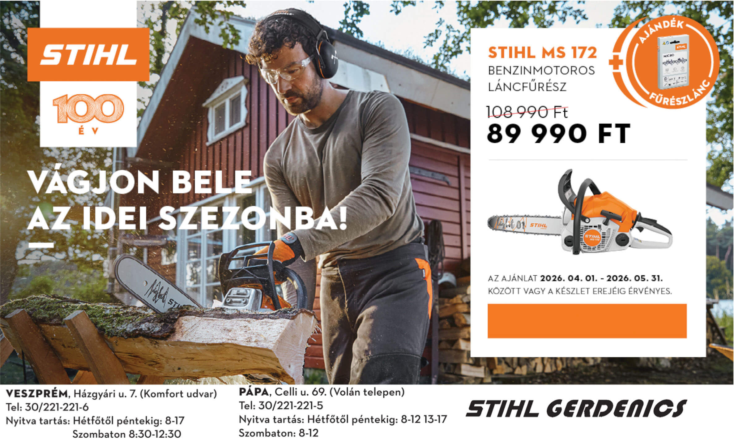 STIHL Gerdenics/Veszprém-Pápa aktuális ajánlata!
