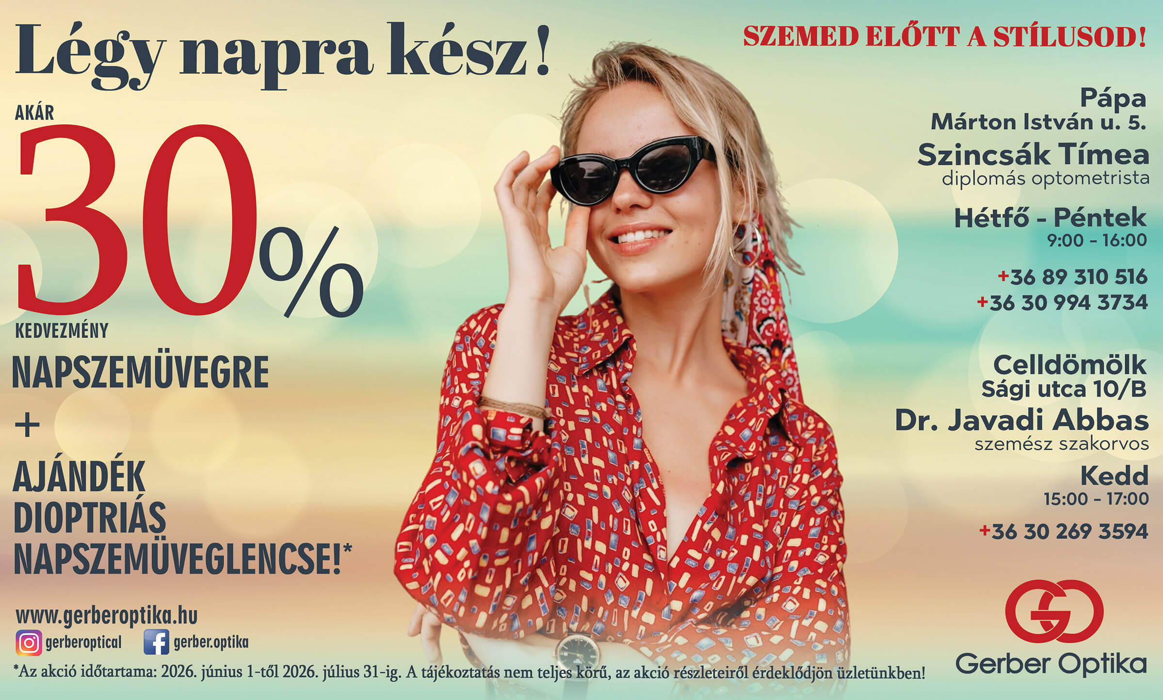 Légy napra kész! - Gerber Optika Pápa