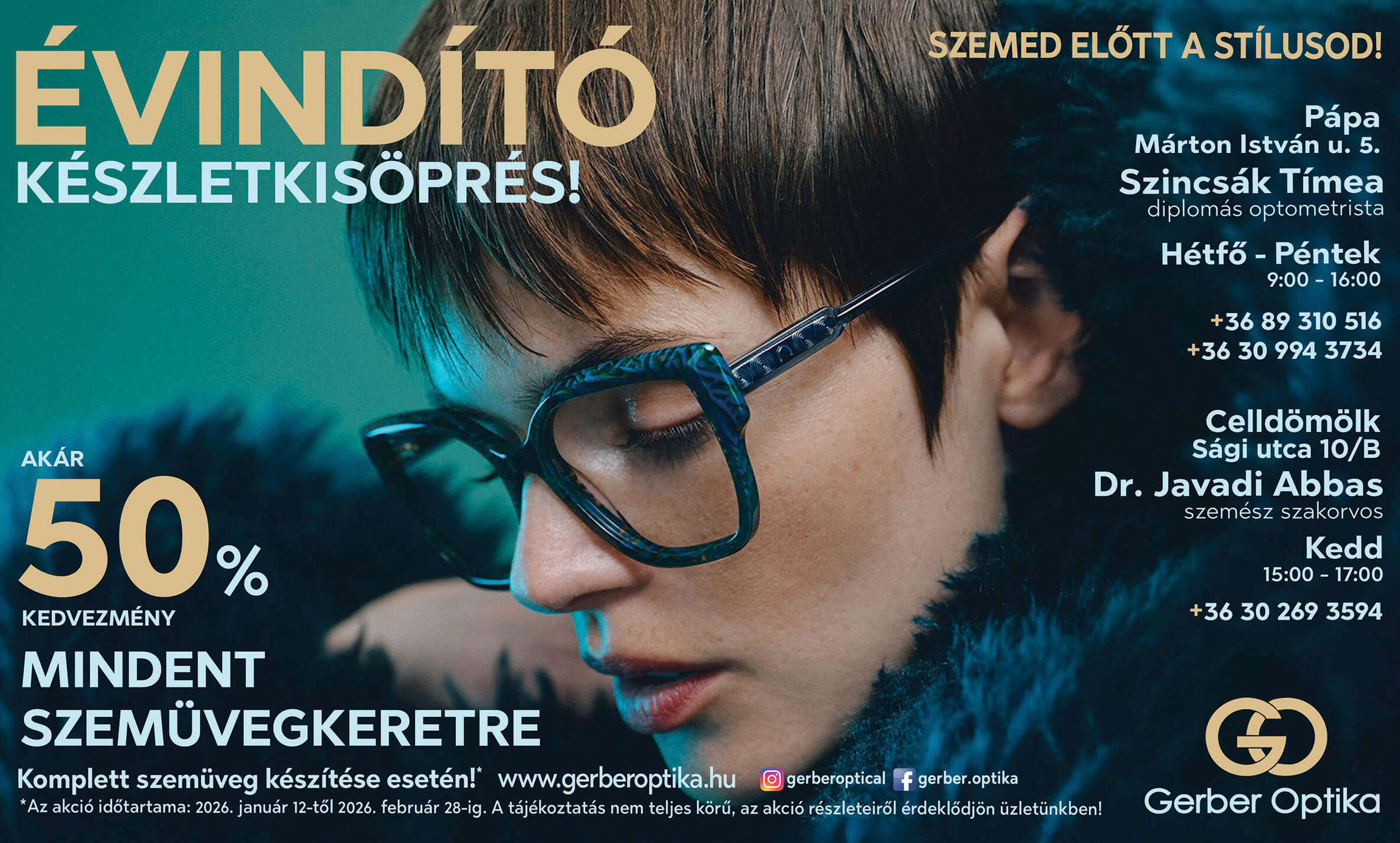 Évindító készletkisöprés! - Gerber Optika Pápa