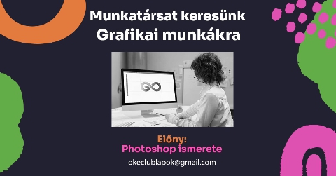 Munkatársat keresünk Grafikai munkákra