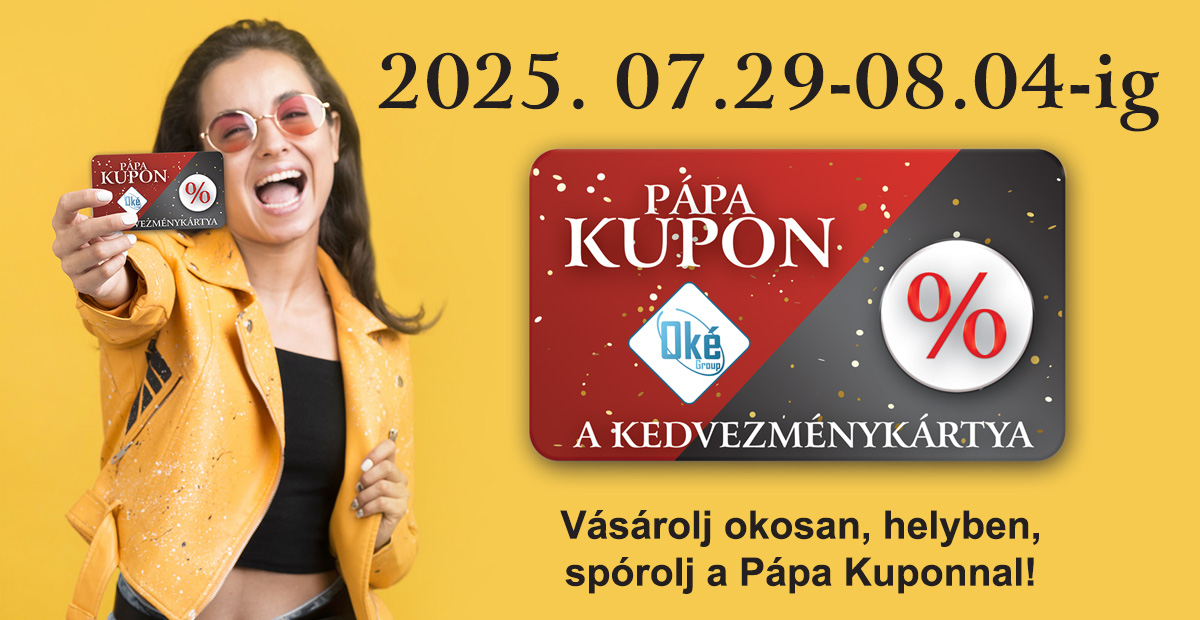 Kuponok július 29-től augusztus 4-ig!