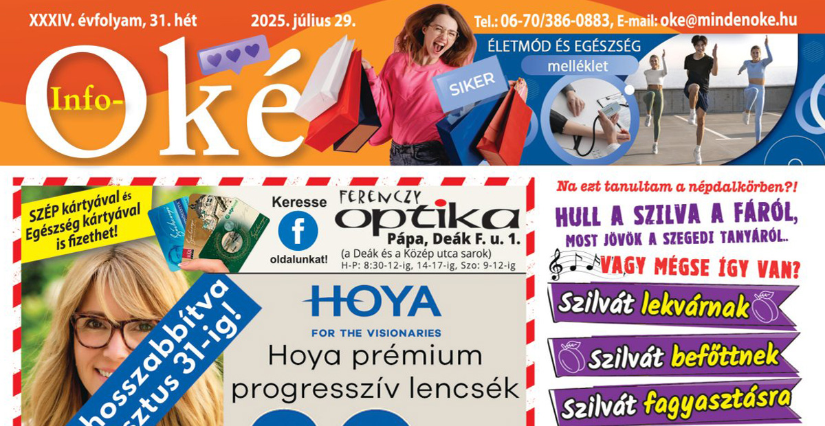 Info-OKÉ 2025/31. hét