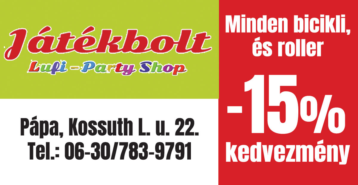 Minden bicikli, és roller kedvezménnyel