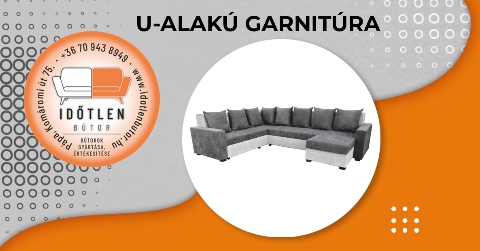 U-alakú garnitúra