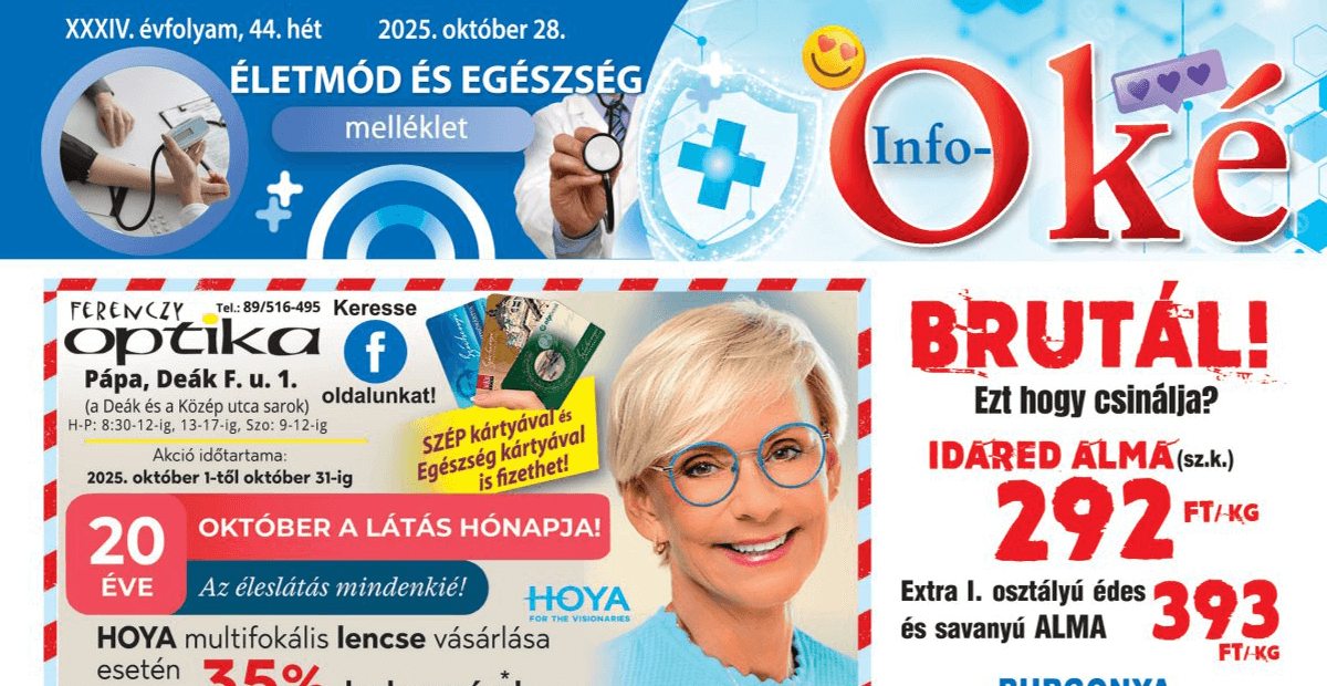 Info-OKÉ 2025/44. hét
