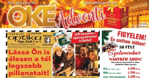 Info-OKÉ 2025/49. hét