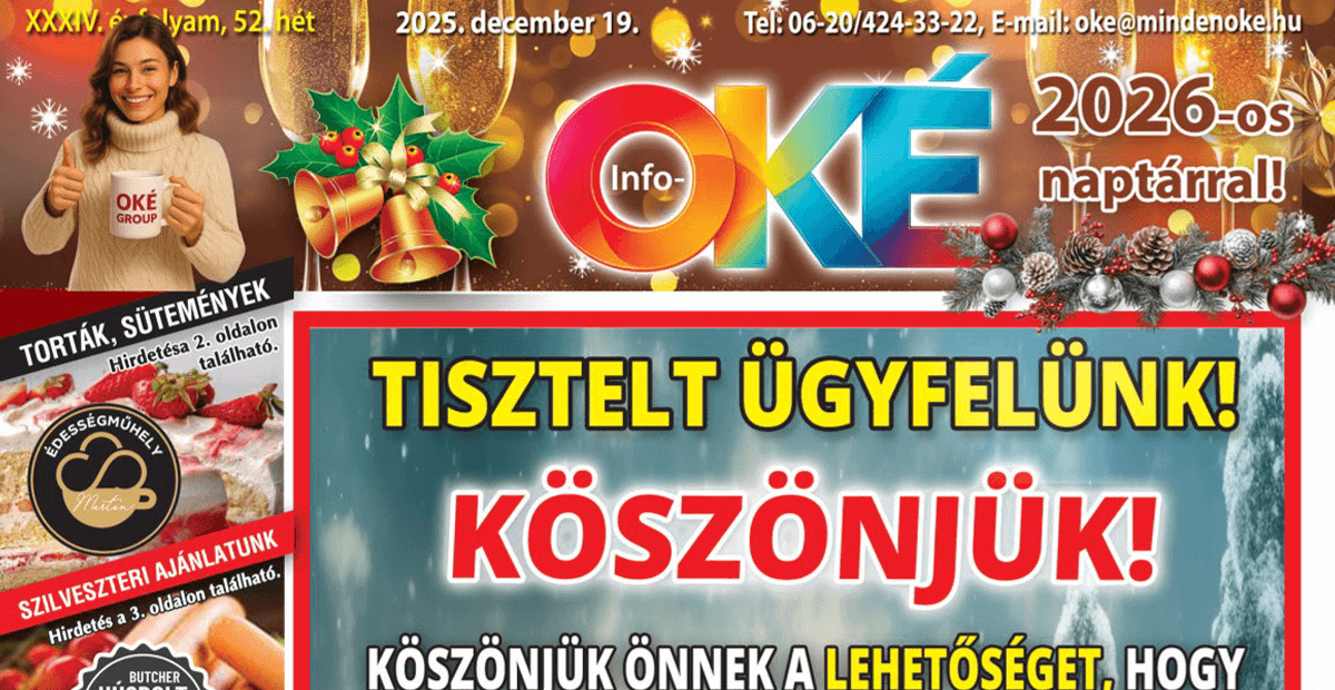 Info-OKÉ 2025/52. hét 