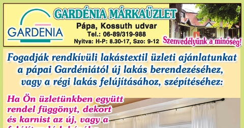 Gardéni márkaüzlet aktuális ajánlata