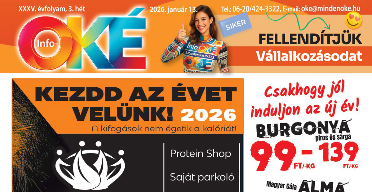 Info-OKÉ 2026/3. hét